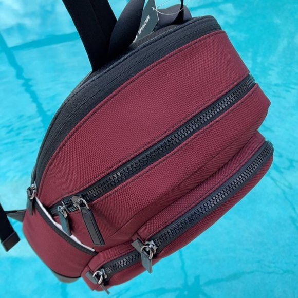 Michael Kors Kent Sport Utility Backpack Merlot - Picture 7 of 16